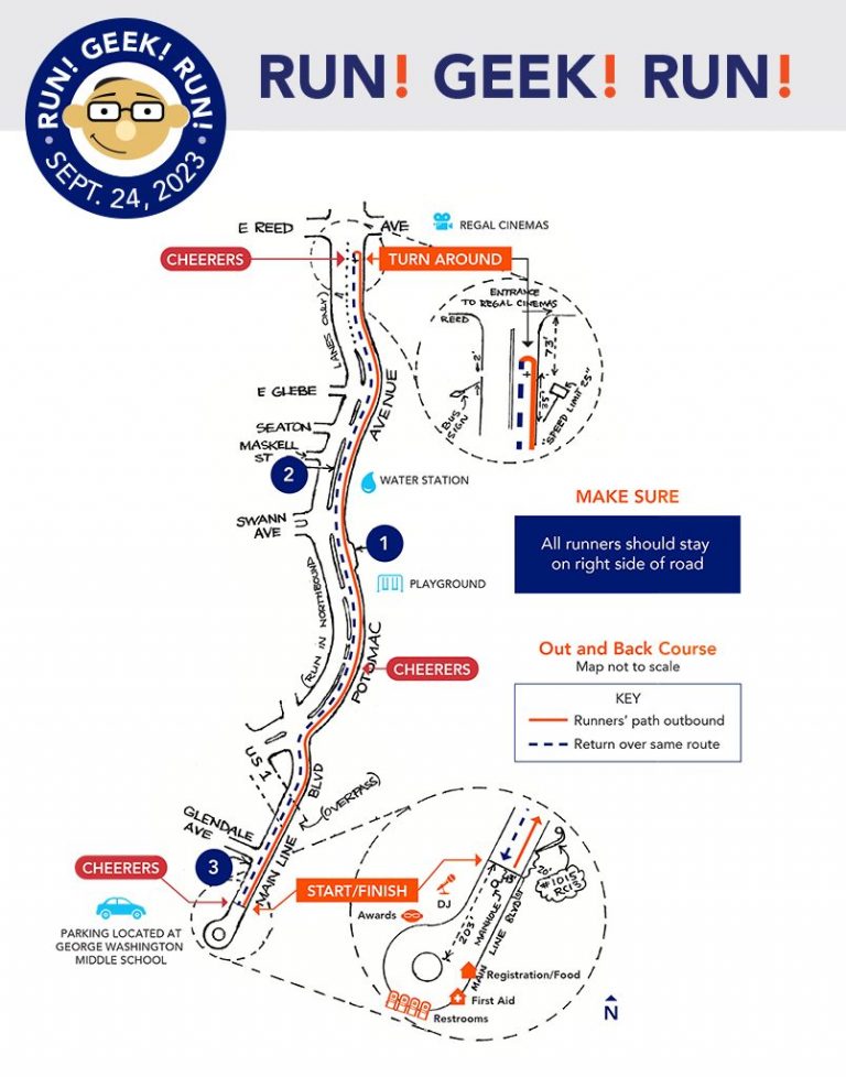 USATF Certified 5K Course Map Run Geek Run